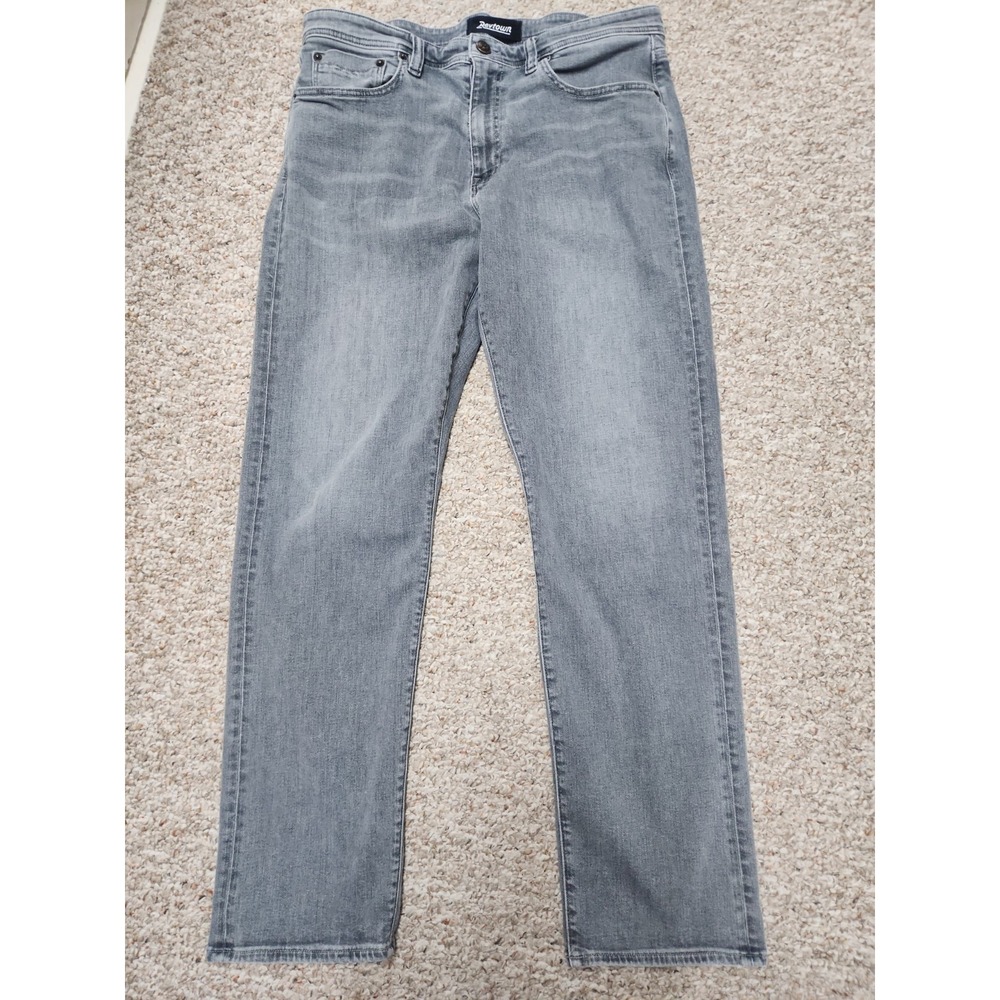 Revtown Automatic Pants Jeans Mens 35X32 Grey Stretch